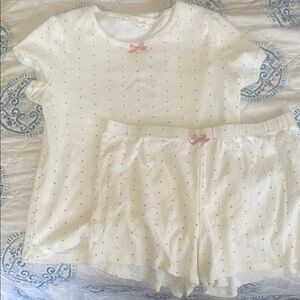 Charming Kids White and Pink Matching Set